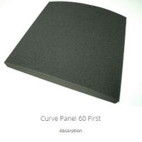 Absorption mit EliAcoustic Curve Panel 60 First